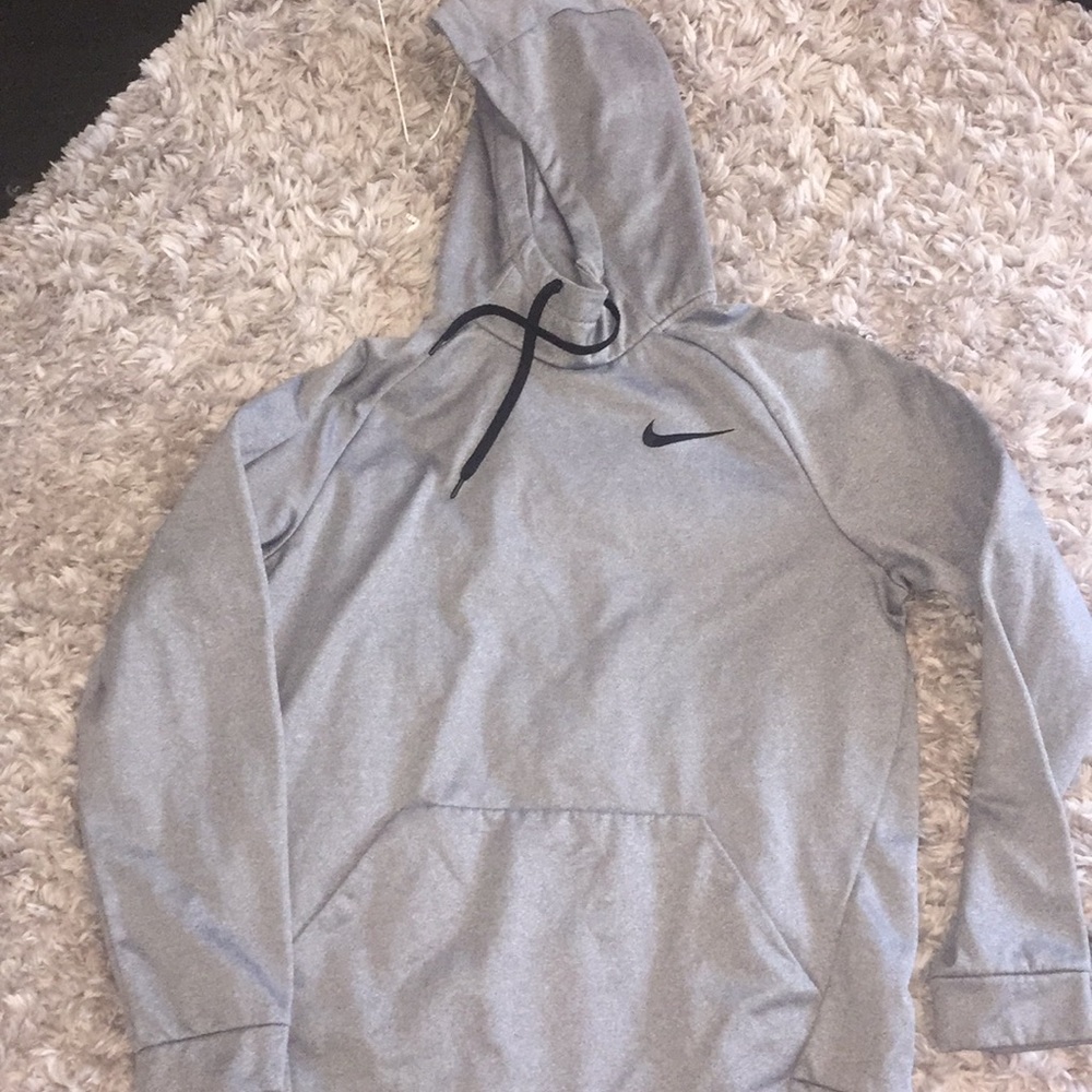 Nike grey men’s pullover hoodie
